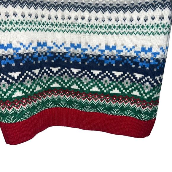 Unisex Blizzard Bay Ugly Christmas Sweater With Reindeers and Bottle Holder SM - Picture 6 of 10